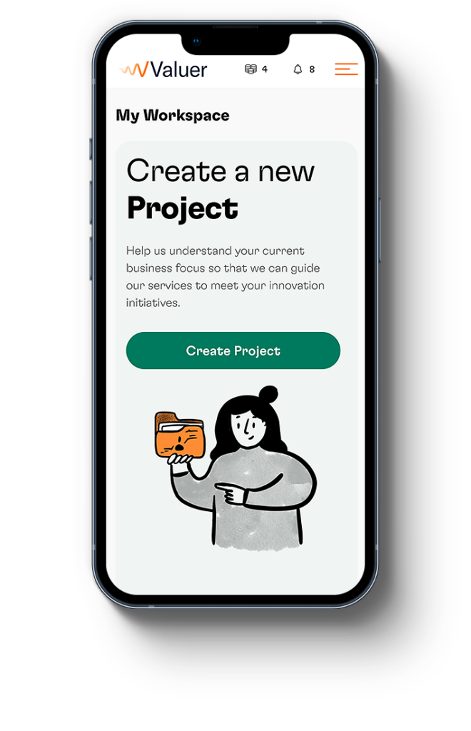 Scaleup Valuer.ai / SaaS / Mobile / Workspace